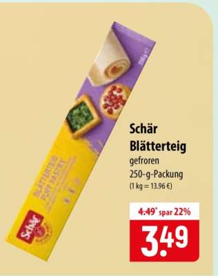 Schär Blätterteig