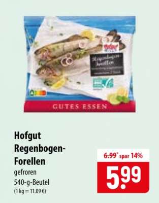 Hofgut Regenbogen-Forellen