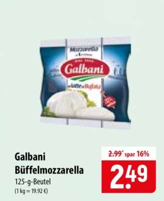 Galbani Büffelmozzarella