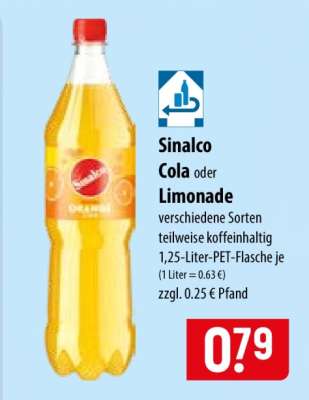 Sinalco Cola oder Limonade