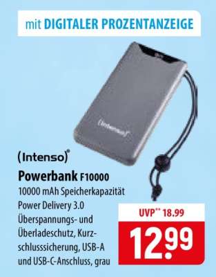 Intenso Powerbank F10000