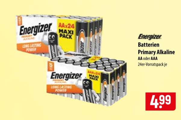 Energizer Primary-Alkaline-Batterien
