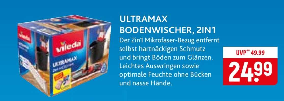 ULTRAMAX BODENWISCHER, 2IN1