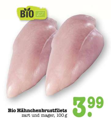 Bio Hähnchenbrustfilets
