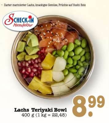 Lachs Teriyaki Bowl
