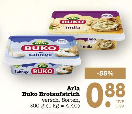 Arla Buko Brotaufstrich