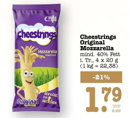 Cheestrings Original Mozzarella