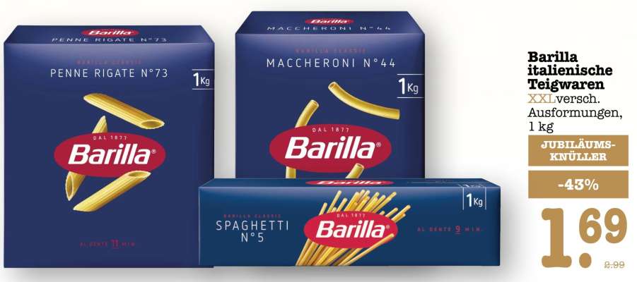 Barilla italienische Teigwaren