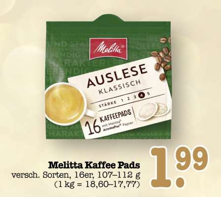 MELITTA Kaffee-Pads