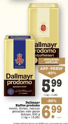 Dallmayr Kaffee prodomo