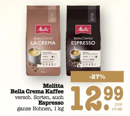 Melitta Bella Crema Kaffee