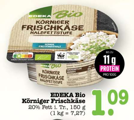 EDEKA Bio Körniger Frischkäse