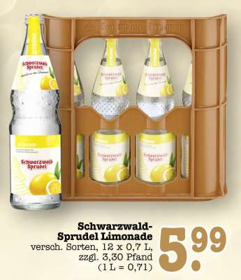 Schwarzwald-Sprudel Limonade