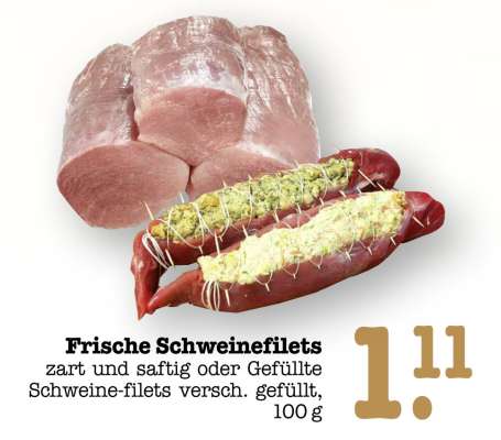Frische Schweinefilets