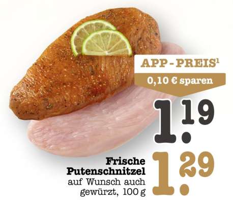 Frische Putenschnitzel*