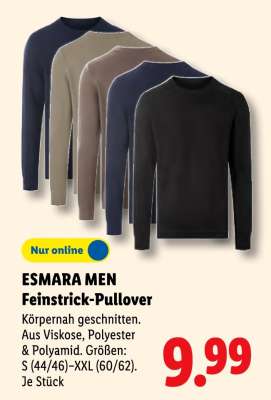 ESMARA MEN Feinstrick-Pullover