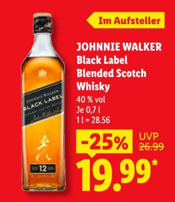 Johnnie Walker Black Label Blended Scotch Whisky
