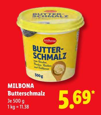 Milbona Butterschmalz