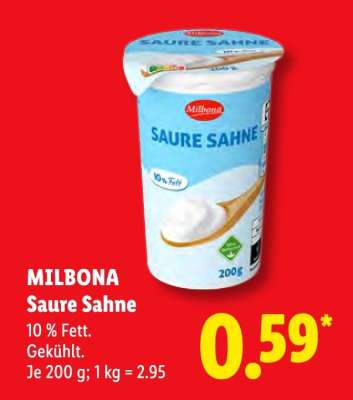 Milbona Saure Sahne