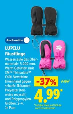 LUPILU Fäustlinge