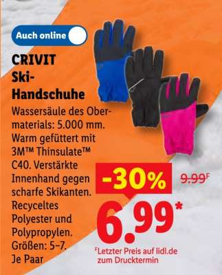 CRIVIT Ski-Handschuhe
