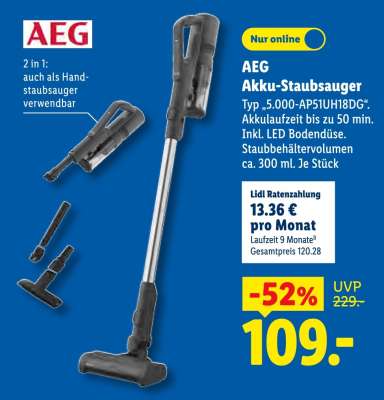 AEG Akku-Staubsauger