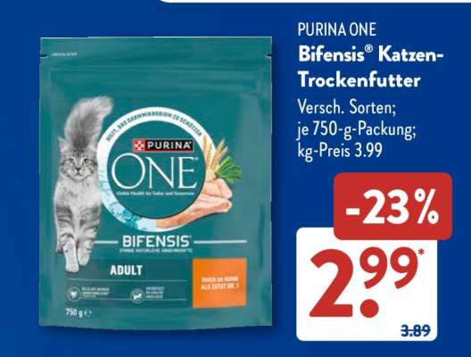 PURINA ONE Bifensis® Katzen-Trockenfutter