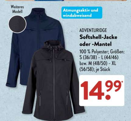 ADVENTURIDGE Softshell-Jacke oder -Mantel