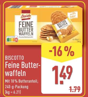 BISCOTTO Feine Butterwaffeln