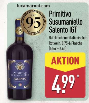 Primitivo Susumaniello Salento IGT