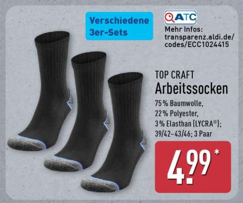 TOP CRAFT Arbeitssocken