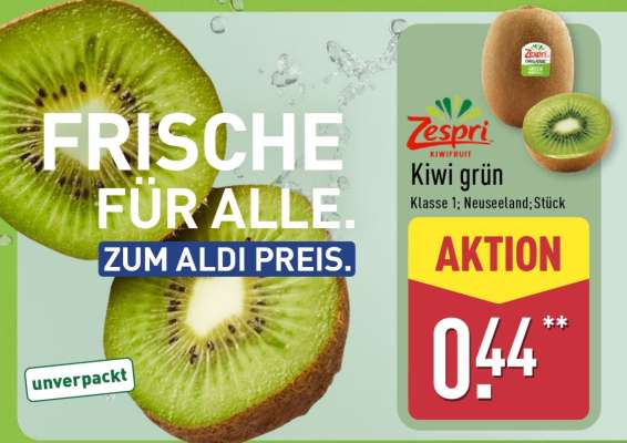 Kiwi, grün