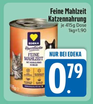 Feine Mahlzeit Katzennahrung