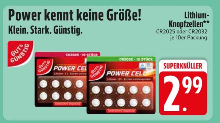 Lithium-Knopfzellen