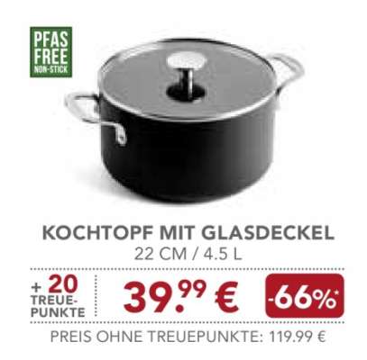 Kochtopf mit Glasdeckel