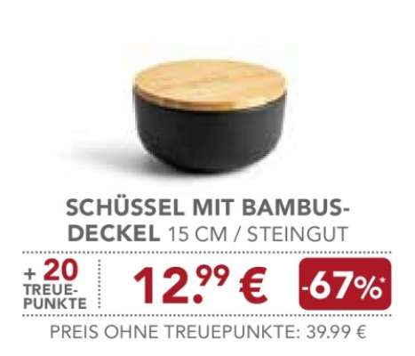 Schüssel mit Bambus-Deckel