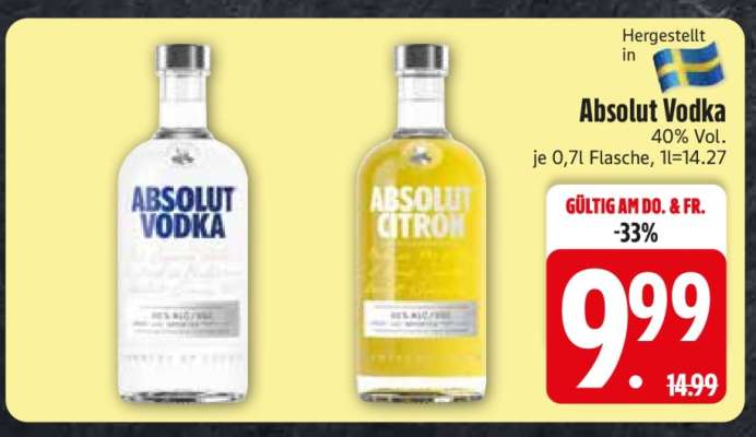 Absolut Vodka*