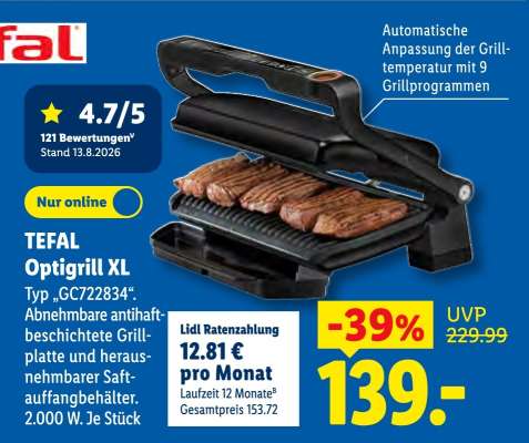 TEFAL OptiGrill XL