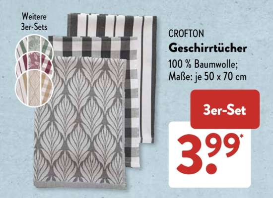 CROFTON Geschirrtücher
