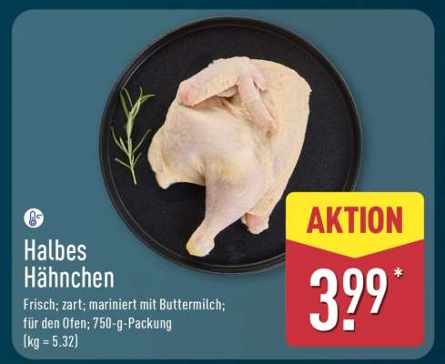 Halbes Hähnchen