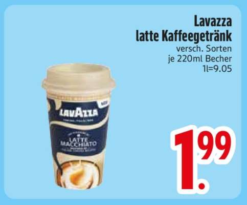Lavazza latte Kaffeegetränk