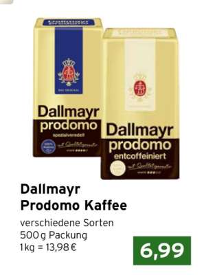 Dallmayr prodomo Kaffee