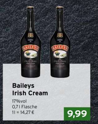BAILEYS Irish Cream