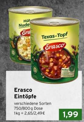 Erasco Eintöpfe