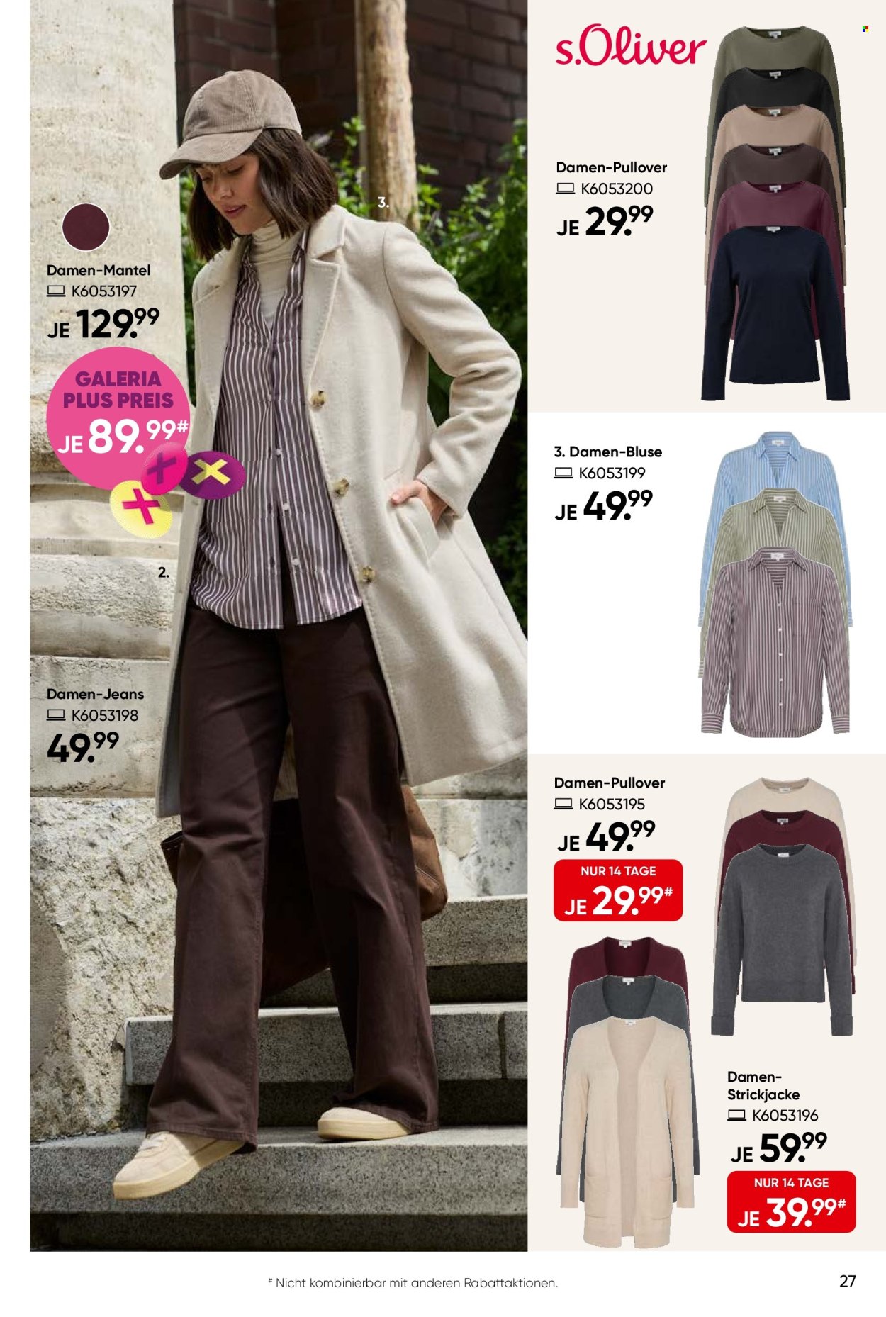 GALERIA Karstadt Kaufhof Prospekte  - 28.09.2026 - 11.10.2026. Seite 27