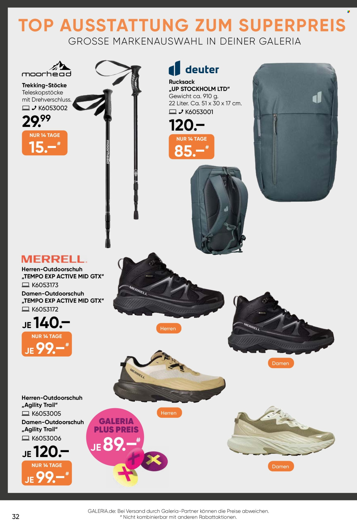 GALERIA Karstadt Kaufhof Prospekte  - 28.09.2026 - 11.10.2026. Seite 32