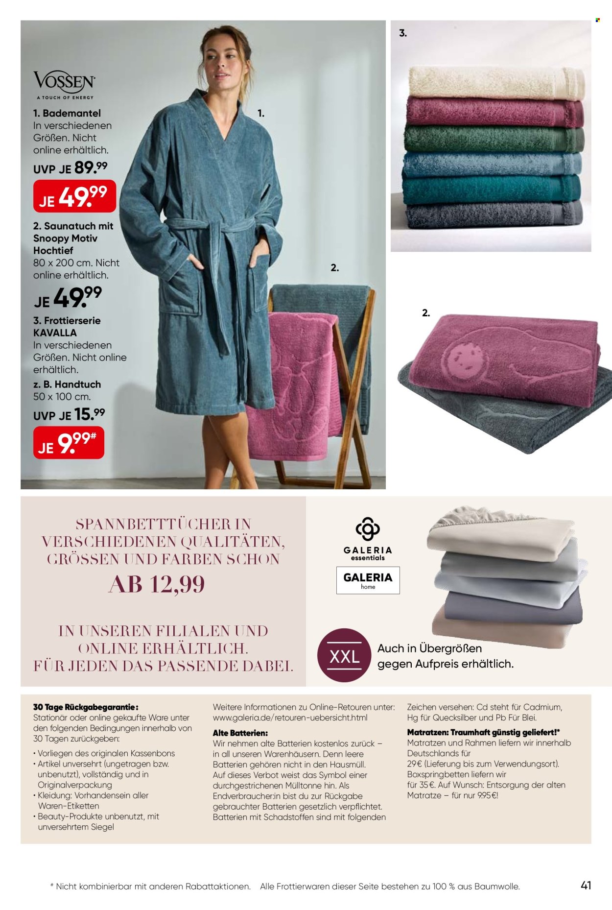 GALERIA Karstadt Kaufhof Prospekte  - 28.09.2026 - 11.10.2026. Seite 41