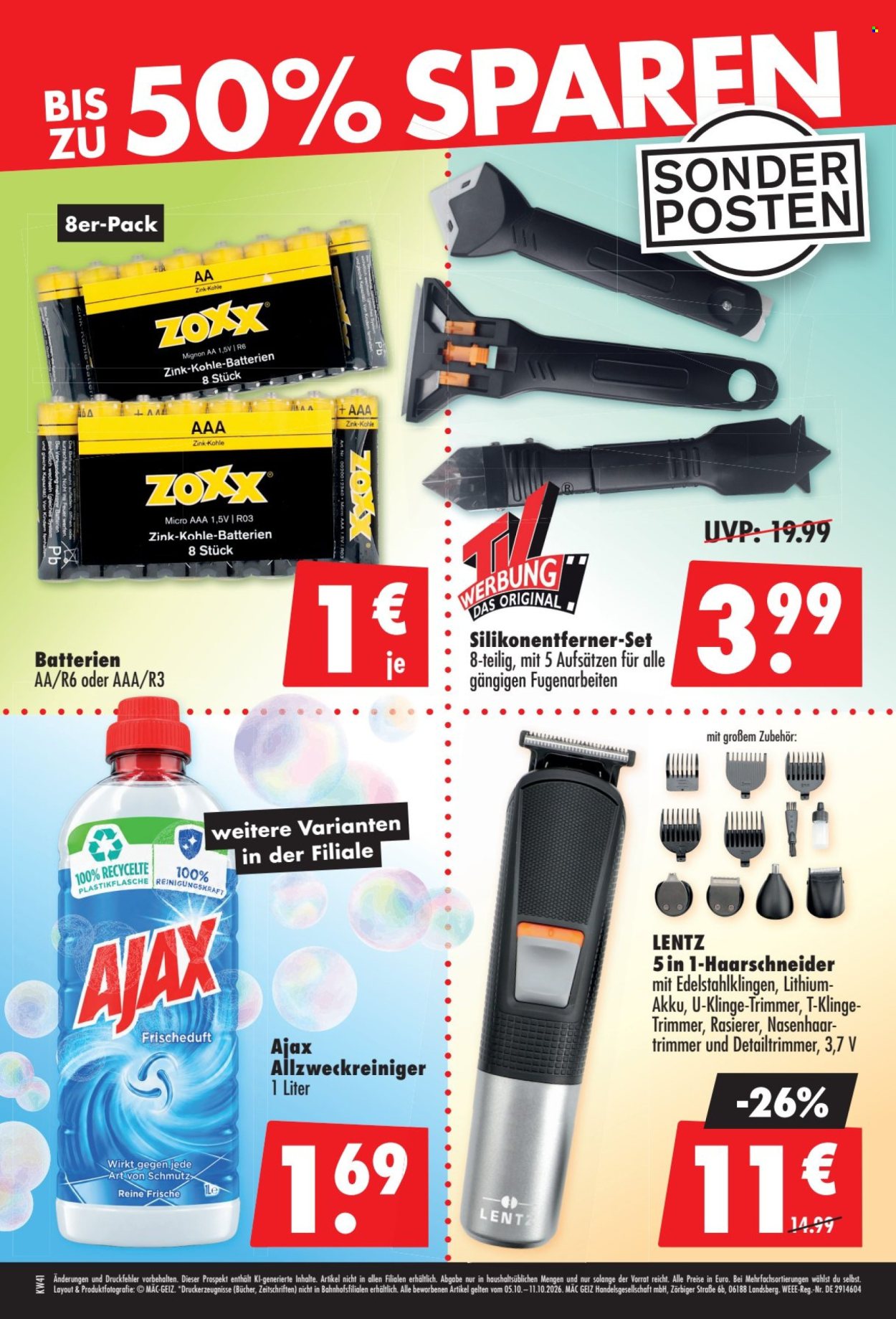 Mäc-Geiz Prospekte  - 5.10.2026 - 11.10.2026. Seite 2