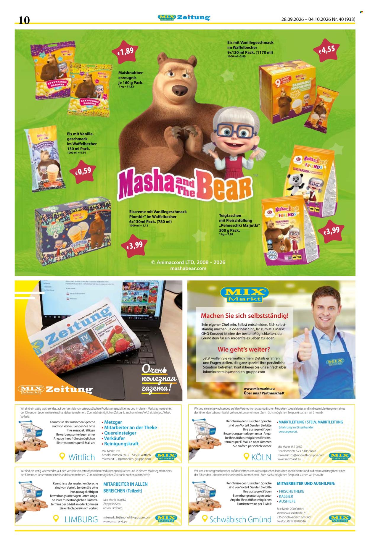 Mix Markt Prospekte  - 28.09.2026 - 4.10.2026. Seite 3
