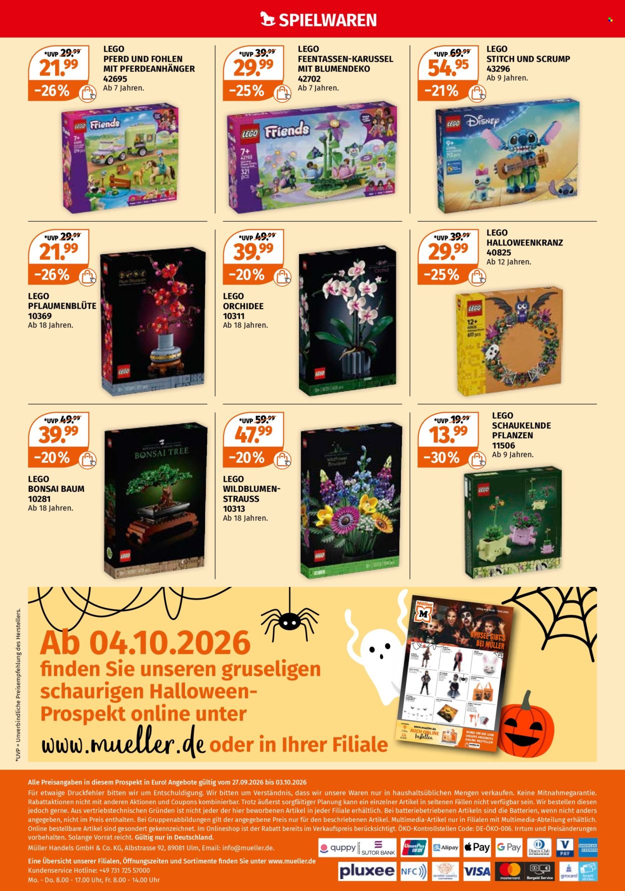Müller Prospekte  - 27.09.2026 - 3.10.2026. Seite 16